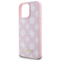 Guess GUHMP16XPGPYSP iPhone 16 Pro Max 6.9" roosa/roosa kõvakorpus Peony Script MagSafe