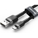 Baseus USB cable Kevlar USB Lightning iPhone 2.4A cable 1m Black