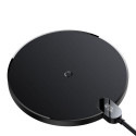 Baseus Wireless Charger Gen 2 Digital LED Display 15W Black (CCED000001)