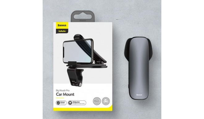 Baseus Car Mount Big Mouth Pro series holder (4,7 - 6,5 inch) Black (SUDZ-A01)