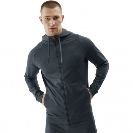 Bluza męska 4F M403 antracyt melanż 4FWAW24TFSWM403 22M S