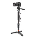 3 Legged Thing Legends Alana Monopod Metallic Slate Grey Kit w/DOCZ2 Foot Stabilizer & AH Trinity Da