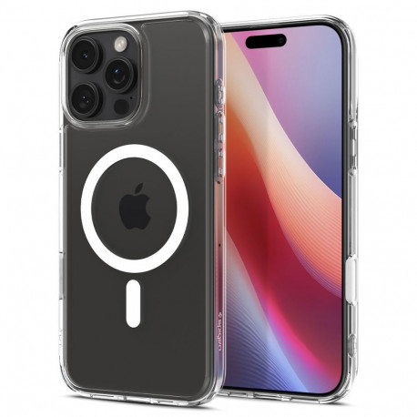 Kaitseümbris Ultra Hybrid T (MagFit + Camera Control), Apple iPhone 16 Pro, läbipaistev valge MagSaf