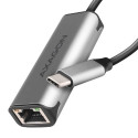 AXAGON ADE-25RC USB 3.2 võrgukaabli adapter - USB Type-C, RJ45