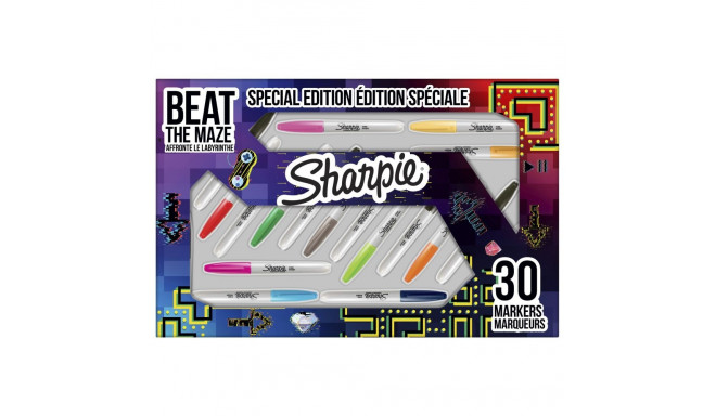 Sharpie 2180836 marker 30 pc(s) Blue, Green, Grey, Orange, Pink, Red, White, Yellow