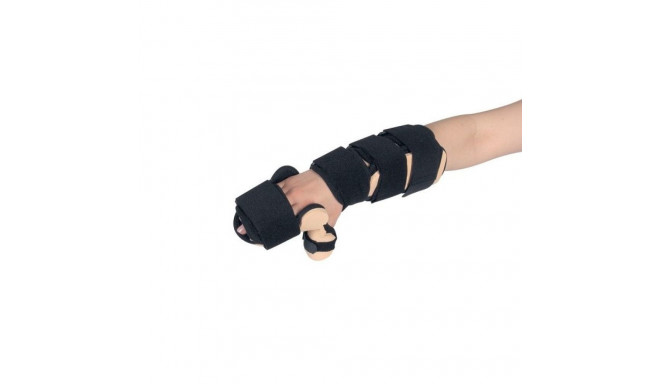 Hand and forearm splint with thumb grip Left L