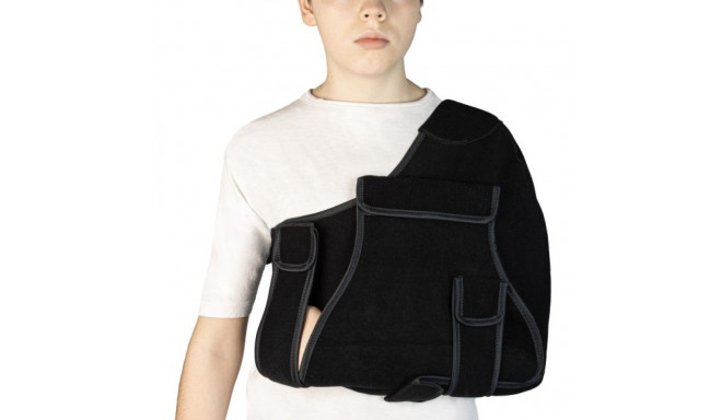 Shoulder rim orthopaedic waistcoat size R1- Children: 3-9 years Black