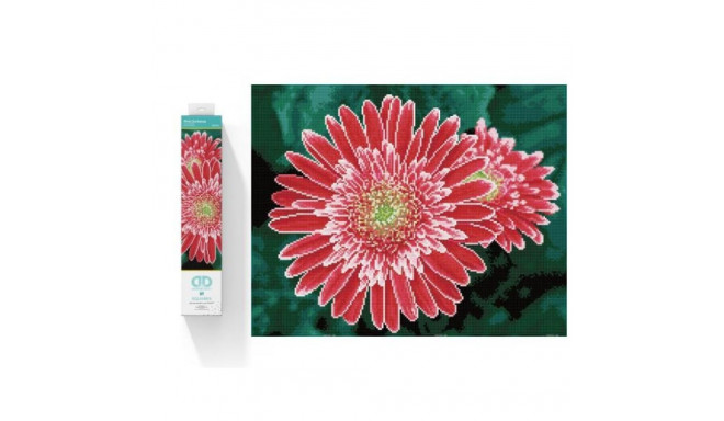 Diamond Embroidery Diamond Dotz Diamond Mosaic Gerbera Pink 58x48cm DQ10001