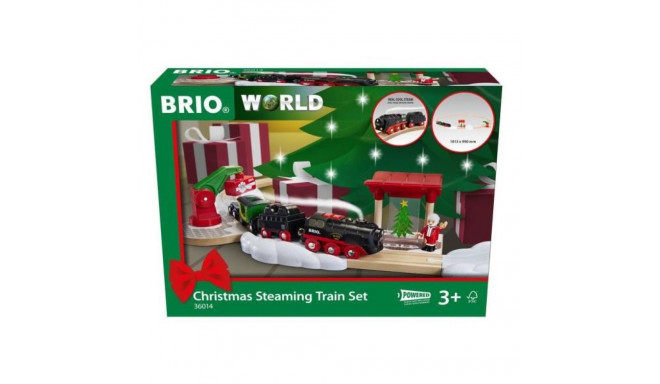 BRIO 36014 Christmas Set with Battery Operated Steam Train