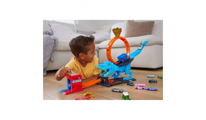 Hot Wheels City T-Rex Chomp Down, playset