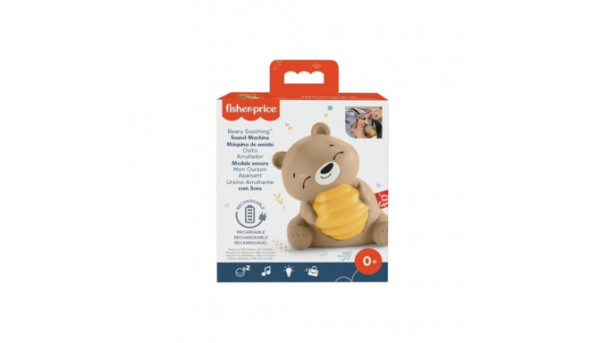 Fisher-Price Fisher Price Beary Soothing Portable Baby Sound Machine with Customizable Timer for New