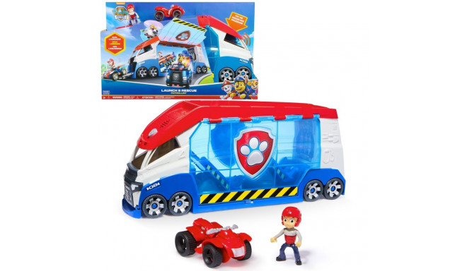 PAW Patrol , Transforming PAW Patroller with Vehicle Launchers, Lights & Sounds, Ryder Action Figure