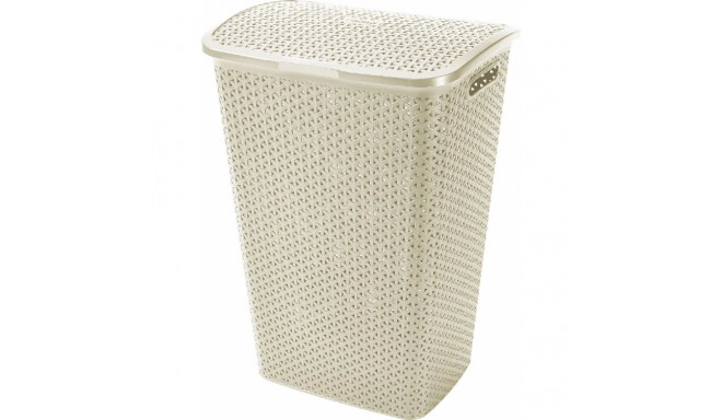 Curver laundry basket 55 L Square Rattan Cream