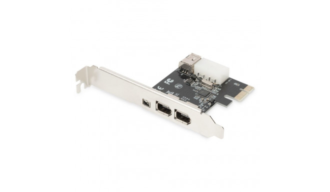 Digitus PCI Express Card, Firewire 1394a (3+1 ports)