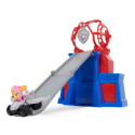 PAW Patrol : The Mighty Movie Mini Lookout Tower Playset with Mighty Pups Skye Toy Car and Marshall 