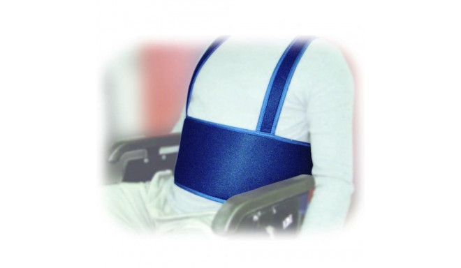 Secuback wheelchair stabiliser belt with abdominal attachment (type 2)