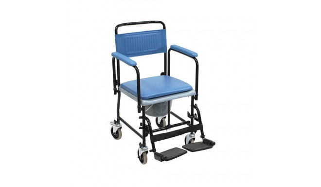 Folding toilet trolley Blue