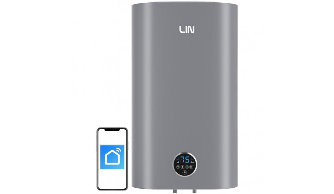 LIN LIFVD1 80L grey electric boiler with WI-FI