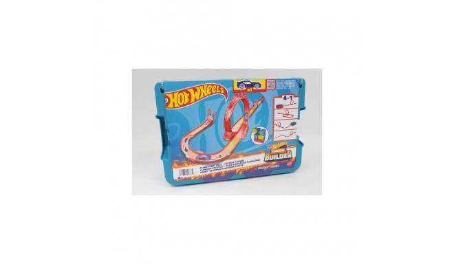 Hot Wheels Track Builder Stunt Fire Loop Play Set HMC04 MATTEL