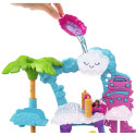 Polly Pocket POLLYVILLE FLAMINGO FUN CAR WASH Playset