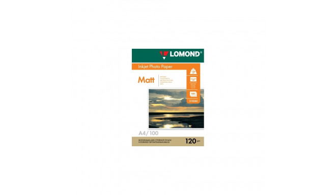 Lomond Photo Inkjet Paper Matte 120 g/m2 A4, 100 sheets