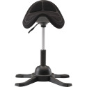 Up Up Toronto ergonomic balance stool Black, Black fabric, longer gas lift