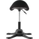 Up Up Toronto ergonomic balance stool Black, Black fabric, longer gas lift