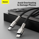 Baseus Type-C - Lightning Cafule Series Metal data cable PD 20W 1m Black (CATLJK-A01)
