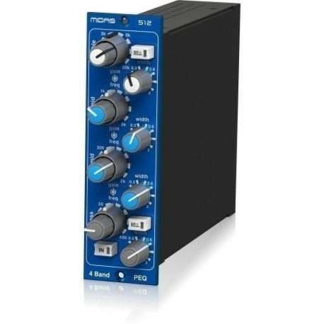 Midas PARAMETRIC EQUALISER 512 V2 Parameetrilise ekvalaiseri moodul 500 formaadis
