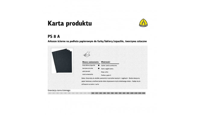 K.WATER lihvpaber P1200 PS8A/50tk