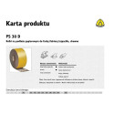 KLINGSPOR ROLLS WITH PAPER BACKING PS30D 115mm gr.240 (50mb)