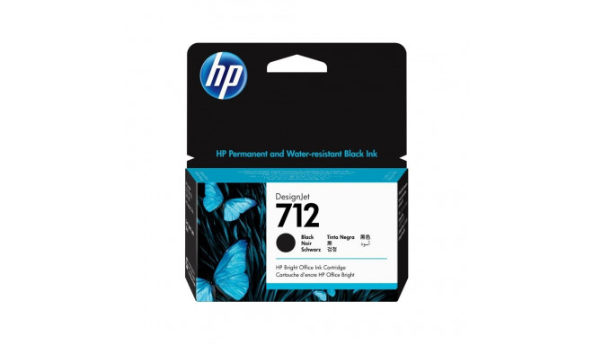 HP tindikassett 712 DesignJet 38ml, must