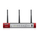 Zyxel USG20W-VPN-EU0101F wireless router Gigabit Ethernet Dual-band (2.4 GHz / 5 GHz) Grey, Red