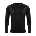 Men's thermoactive sweatshirt Alpinus Active Base Layer black-gray GT43189 S