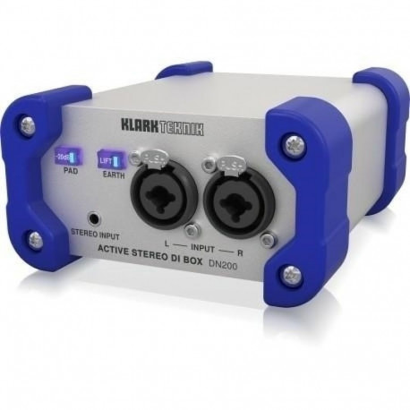 Klark Teknik DN200 V2 aktiivne 2-kanaliline DI-boks