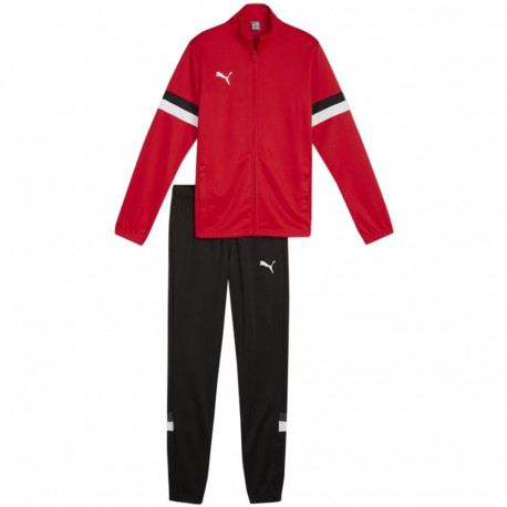 Dres dla dzieci Puma Team Rise czerwono-czarny 658655 01 152cm