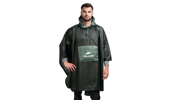Cape color matching raincoat cnh23rg001-army green NATUREHIKE