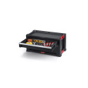 Keter Tool Rack on wheels 6 drawers Black