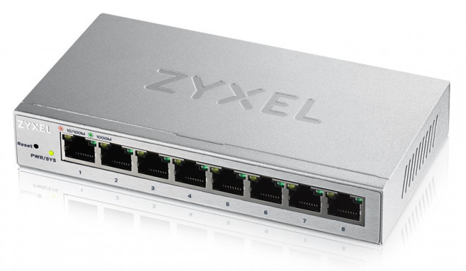 Zyxel GS1200-8 Hall Hallatav Gigabit Ethernet Lüliti (10/100/1000)