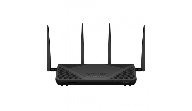 Synology RT2600AC traadita ruuter Gigabit Ethernet Kaksikside (2.4 GHz / 5 GHz) Must