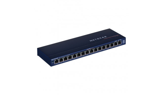 NETGEAR GS116 Hall haldamata Gigabit Ethernet (10/100/1000)