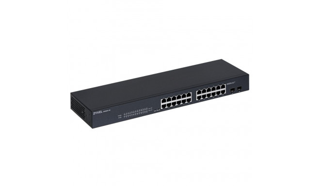 Zyxel GS-1900-24 v2 Managed L2 Gigabit Ethernet (10/100/1000) 1U Black