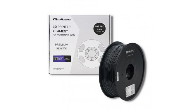 Qoltec 50677 3D printimismaterjal ABS must 1 kg