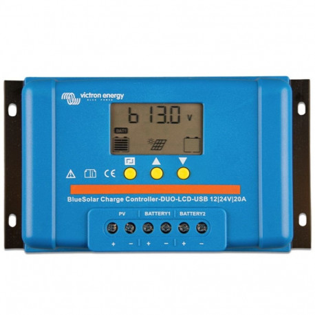 Victron Energy PWM Duo LCD&USB 12/24V-20A laadimiskontroller