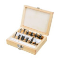 End mills, 8 mm shank, set of 12