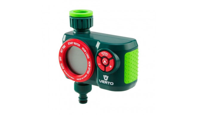 Verto 15G751 water timer Green, Red Digital watering timer
