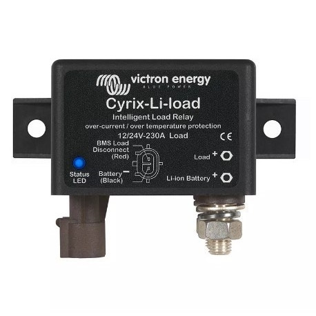 Victron Energy Cyrix-Li-load 12/24-230 aku ühendus