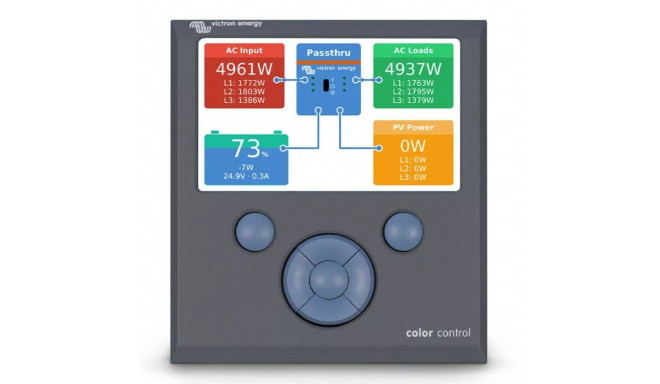 Victron Energy paneeli värviline juhtpaneel GX