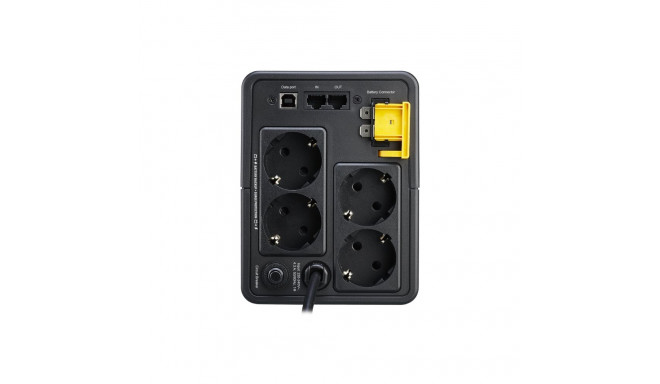 APC Back-UPS BX Series BX950MI-GR UPS AC 230V 520Watt 950VA 9Ah output connectors 4