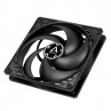 Arctic P12 PWM PST -ventilaatorikomplekt, 120 mm, must, 5-pack